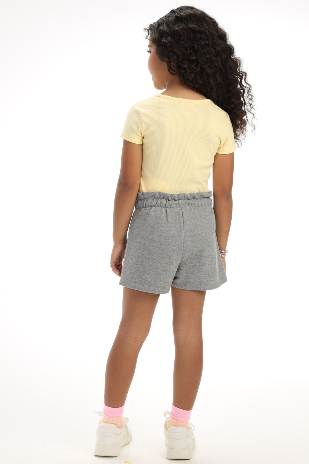 Shorts em moletom sem pelúcia 94350 Kukiê Infantil Menina Shorts em moletom sem pelúcia 94350 Kukiê Infantil Menina
