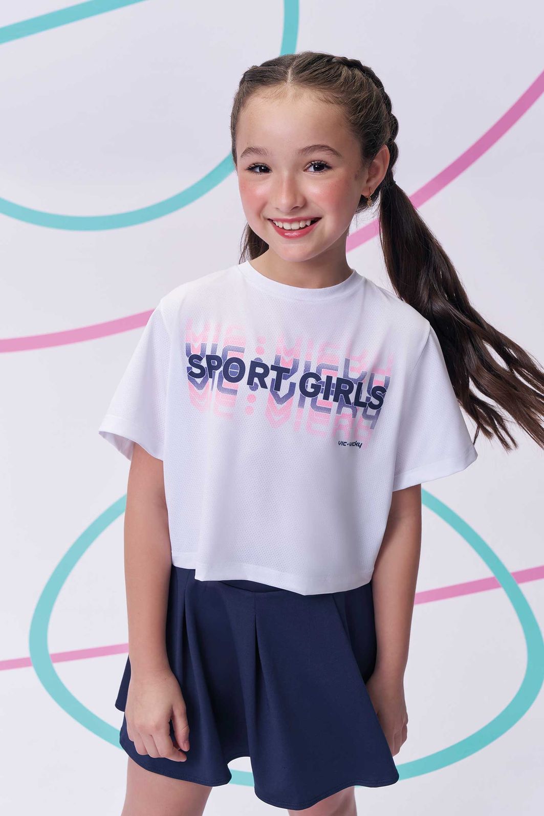 Blusa em malha yuki 96277 Vic Teen Menina Blusa em malha yuki 96277 Vic Teen Menina