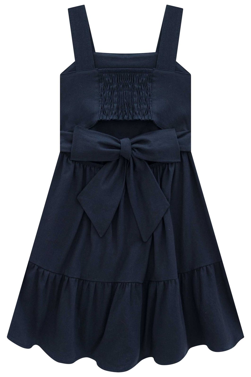 Vestido em linho santorine com elastano 97092 Infanti Infantil Menina Vestido em linho santorine com elastano 97092 Infanti Infantil Menina