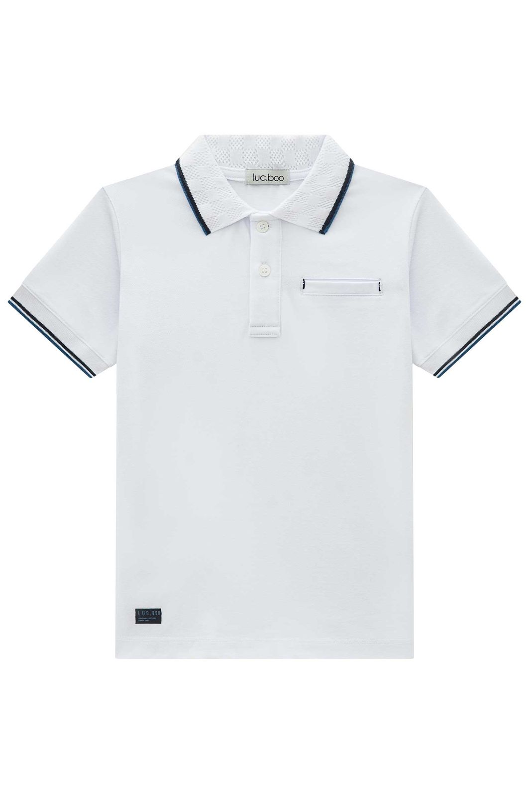 Camisa polo em piquet com elastano 98419 LucBoo Infantil Menino Camisa polo em piquet com elastano 98419 LucBoo Infantil Menino