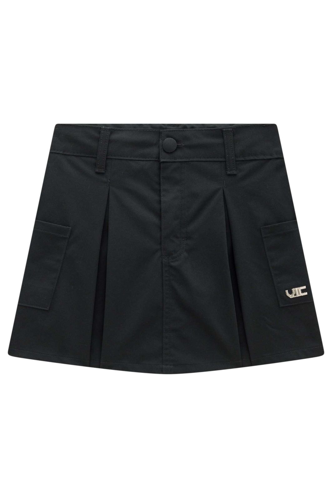 Saia em alfaiataria tecno cargo com shorts embutido 97957 Vic Teen Menina Saia em alfaiataria tecno cargo com shorts embutido 97957 Vic Teen Menina