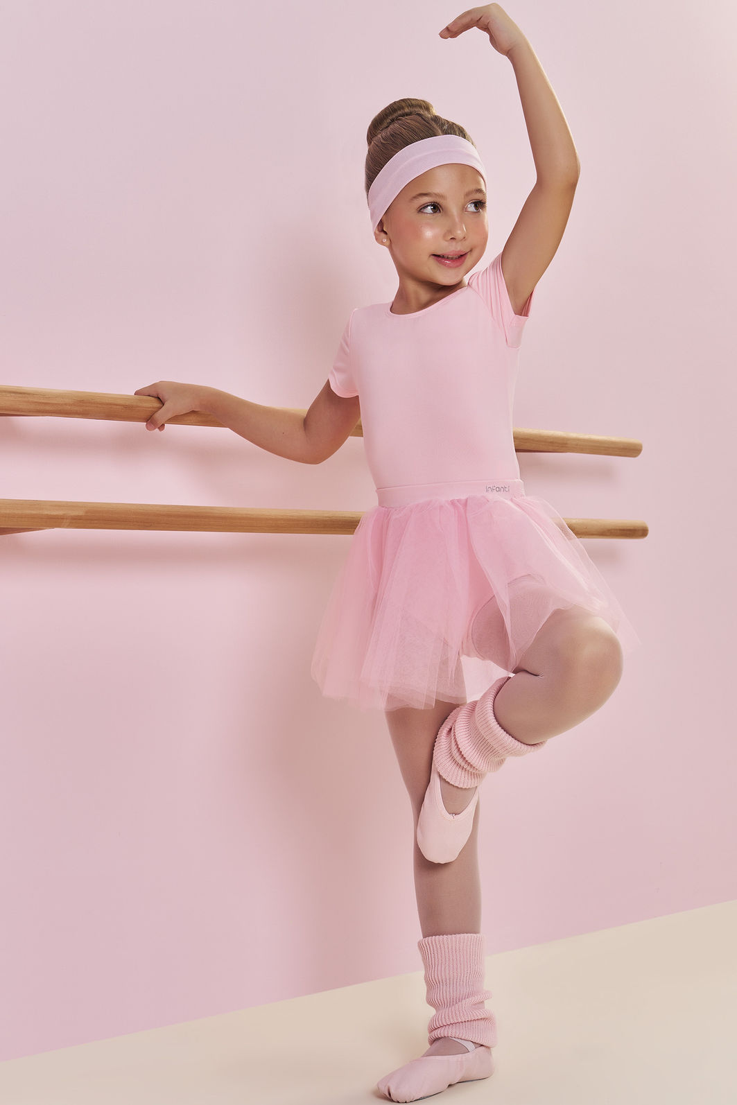 Polaina em tricot 100% algodão 85483 Infanti Infantil Menina Polaina em tricot 100% algodão 85483 Infanti Infantil Menina