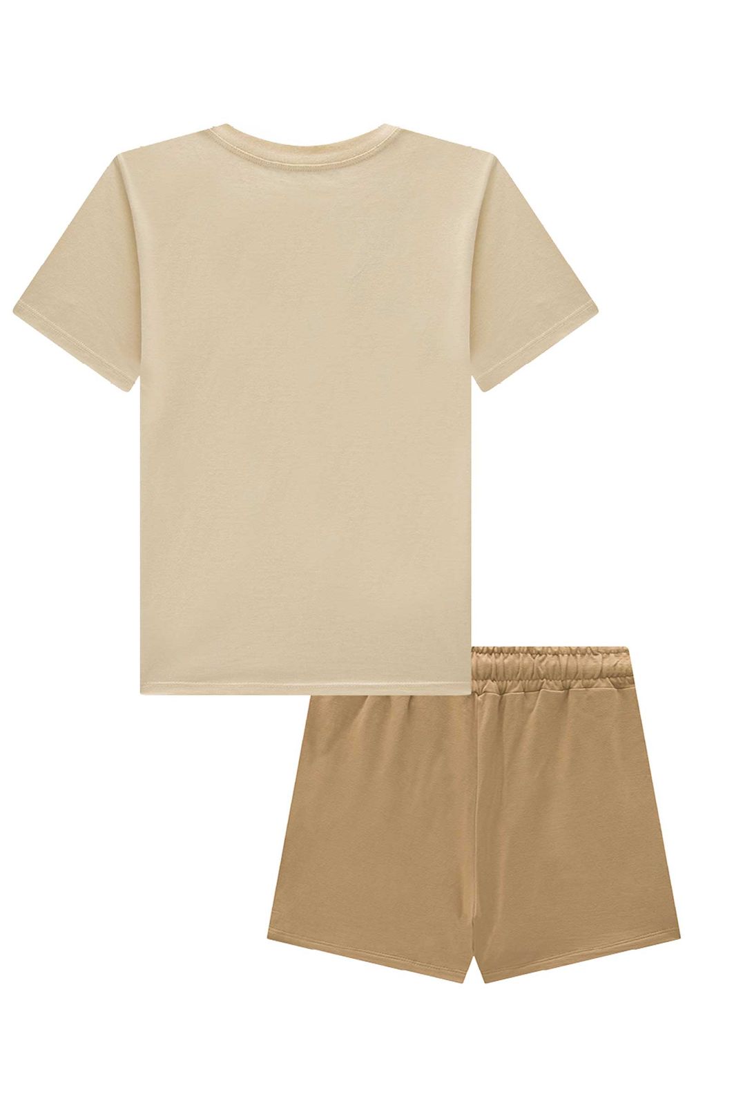 Conjunto de camiseta comfy em meia malha e short saia em molevisco 95919 Lilimoon Teen Menina Conjunto de camiseta comfy em meia malha e short saia em molevisco 95919 Lilimoon Teen Menina