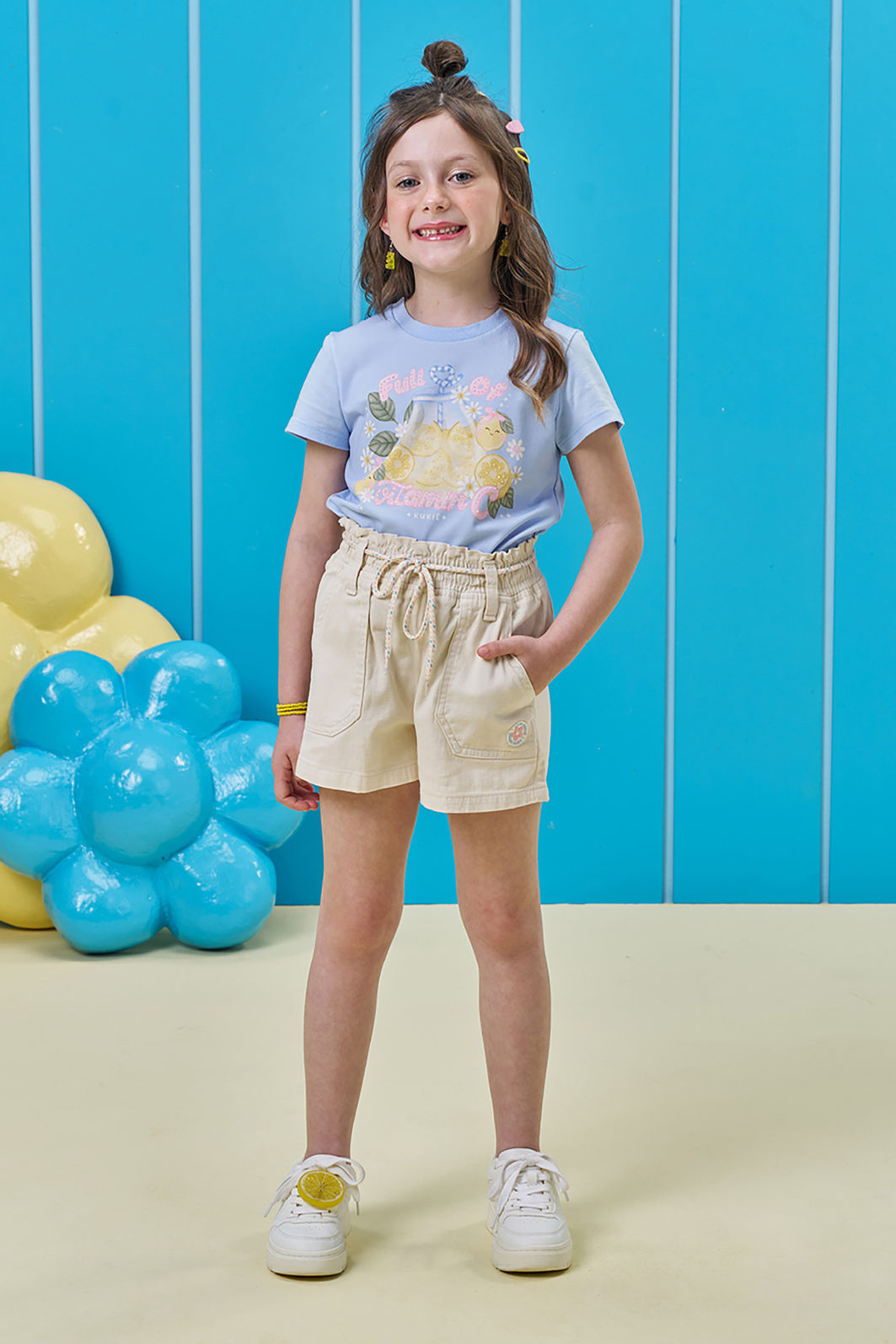 Blusa em meia malha 95572 Kukiê Infantil Menina Blusa em meia malha 95572 Kukiê Infantil Menina