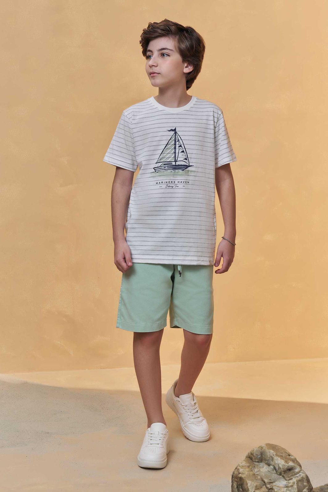 Bermuda em sarja squash com elastano 93367 Johnny Fox Teen Menino Bermuda em sarja squash com elastano 93367 Johnny Fox Teen Menino