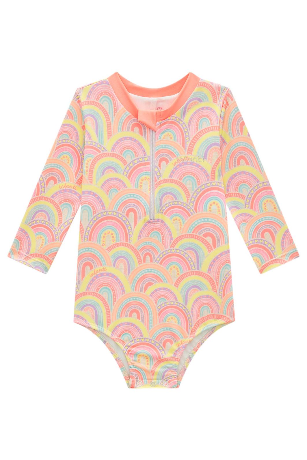 Maiô em malha UV dry com proteção UV 50+ 93185 Infanti Bebê Menina Maiô em malha UV dry com proteção UV 50+ 93185 Infanti Bebê Menina