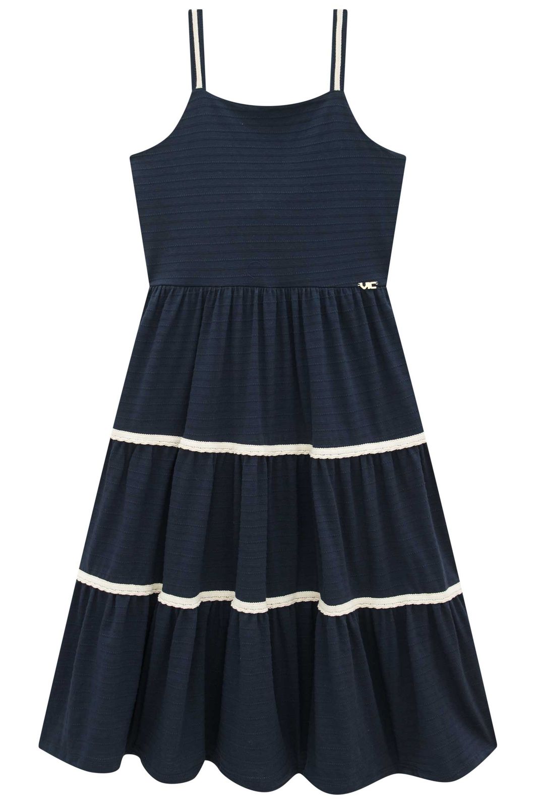 Vestido midi em malha textura 98915 Vic Teen Menina Vestido midi em malha textura 98915 Vic Teen Menina