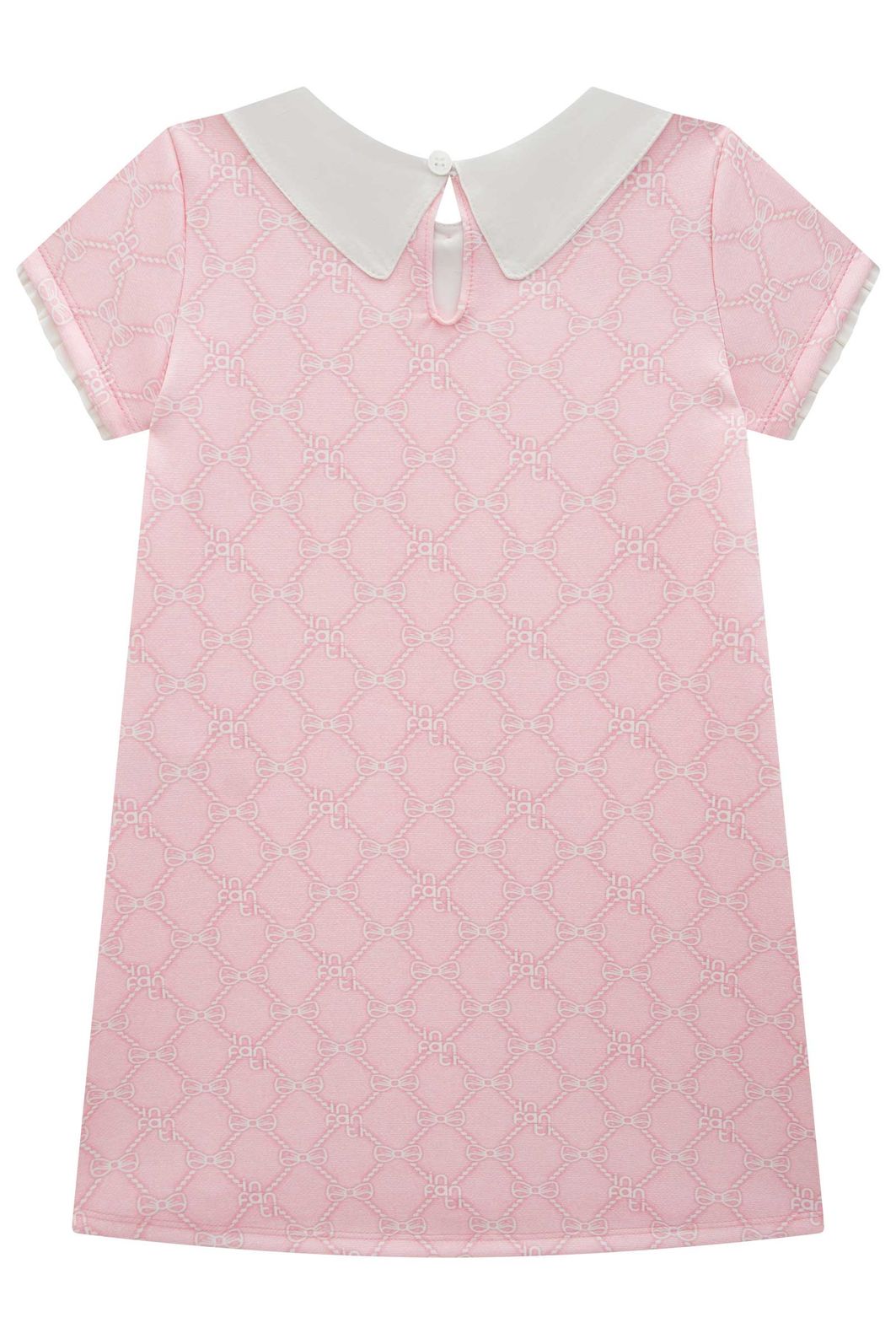 Vestido em fly tech 97168 Infanti Infantil Menina Vestido em fly tech 97168 Infanti Infantil Menina