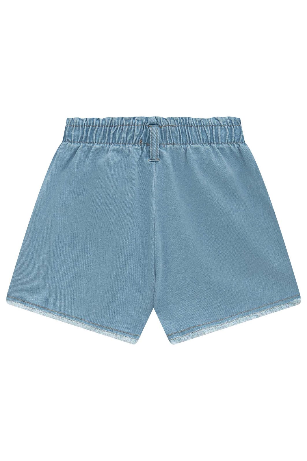 Shorts em jeans com elastano 95408 Infanti Infantil Menina