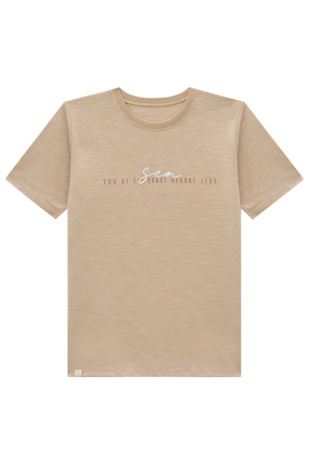Camiseta em malha mesclada 95688 Johnny Fox Teen Menino Camiseta em malha mesclada 95688 Johnny Fox Teen Menino