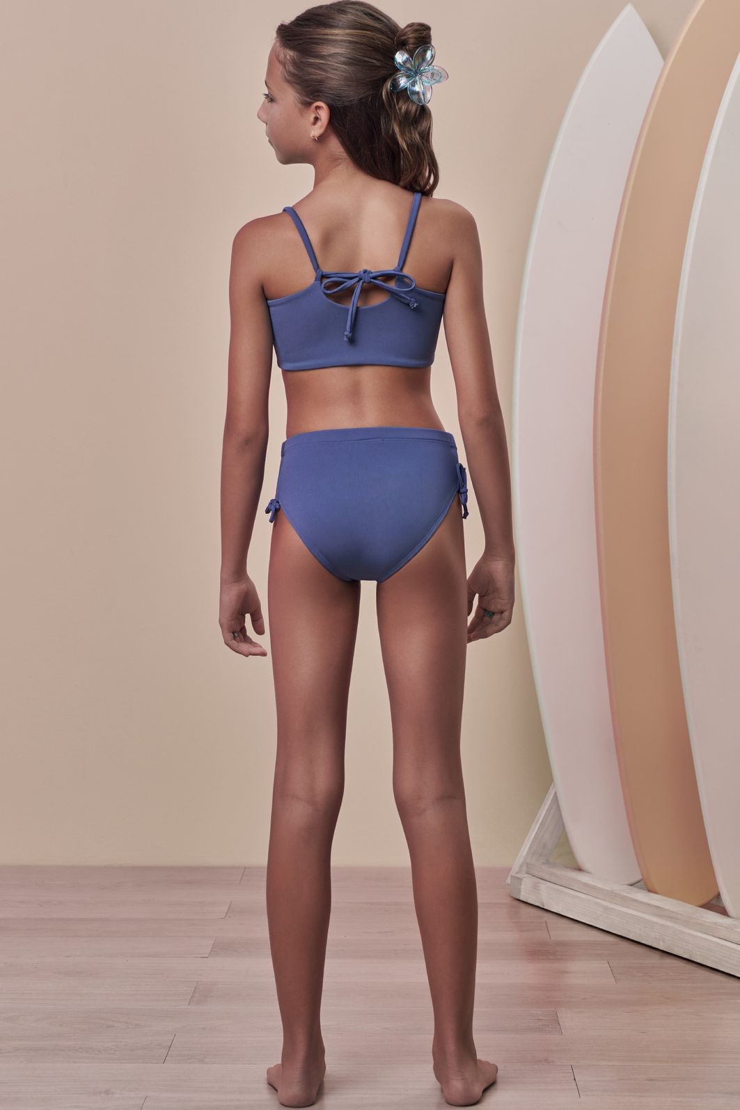 Conjunto de biquíni em malha poliamida UV50 99219 Vic Teen Menina Conjunto de biquíni em malha poliamida UV50 99219 Vic Teen Menina