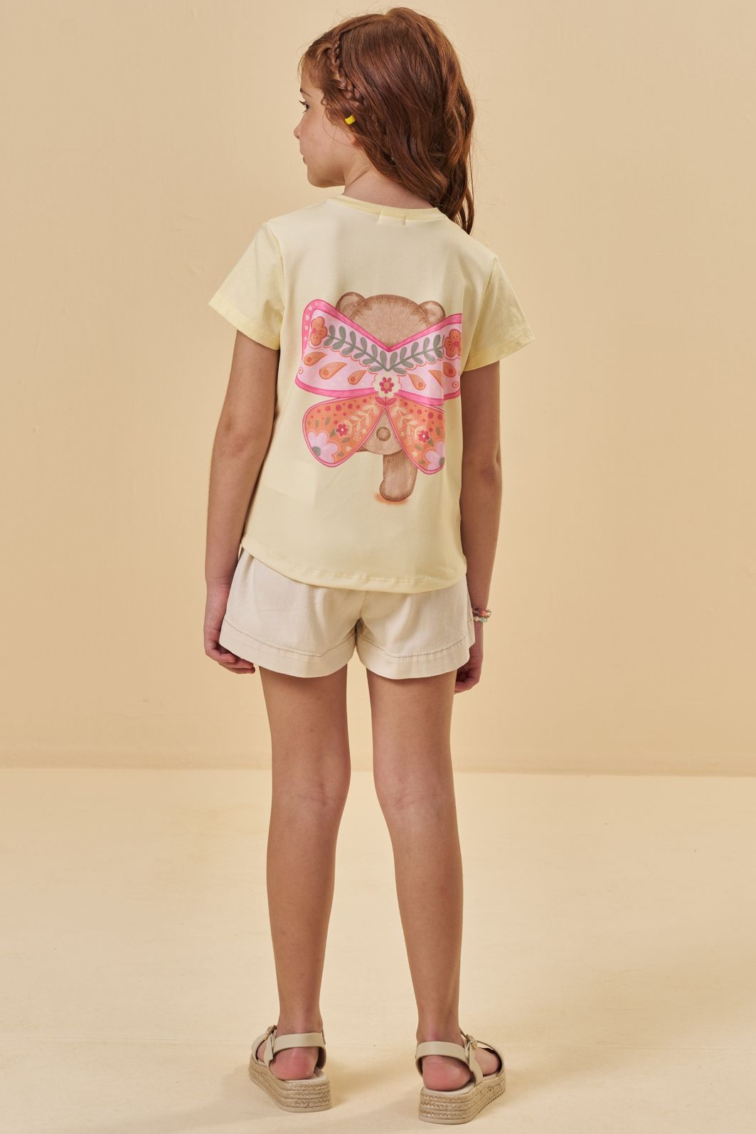 Blusa em meia malha 95532 Kukiê Infantil Menina Blusa em meia malha 95532 Kukiê Infantil Menina