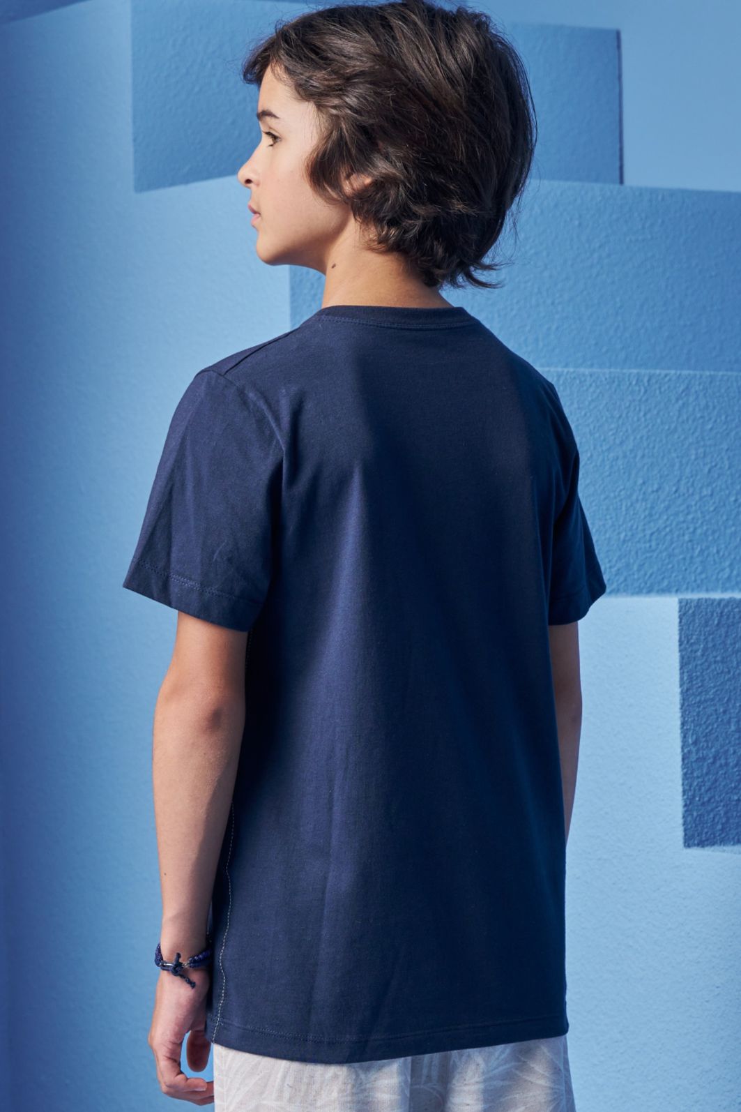 Camiseta em meia malha 98649 Johnny Fox Teen Menino Camiseta em meia malha 98649 Johnny Fox Teen Menino