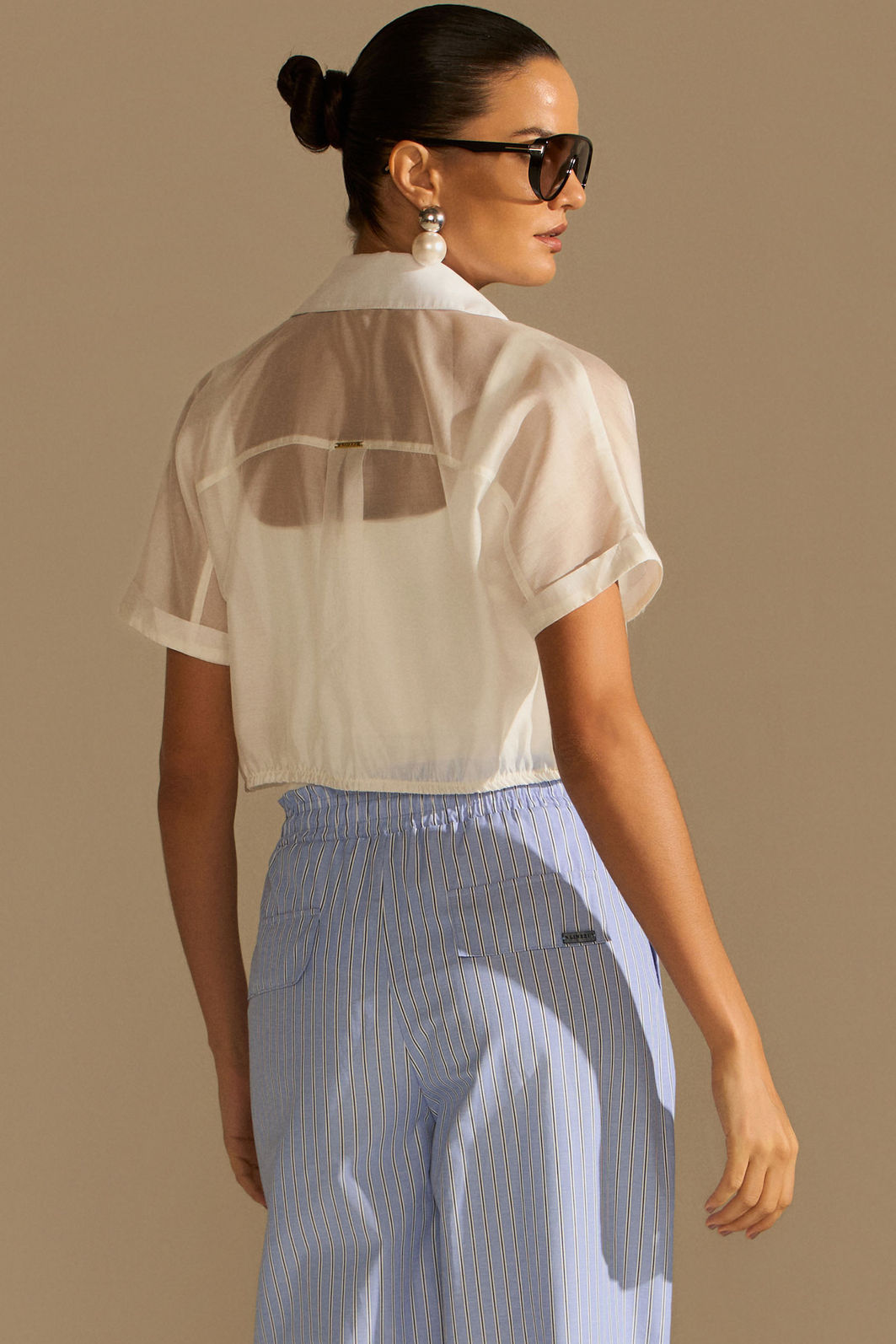 Camisa em blend de liocel 96944 Linzzi Camisa em blend de liocel 96944 Linzzi