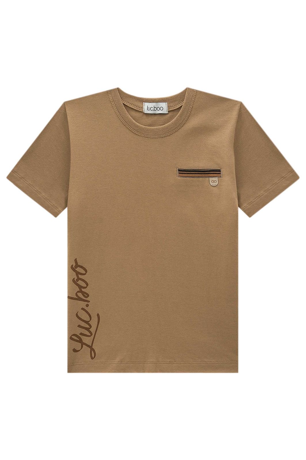 Camiseta em meia malha 98414 LucBoo Infantil Menino Camiseta em meia malha 98414 LucBoo Infantil Menino