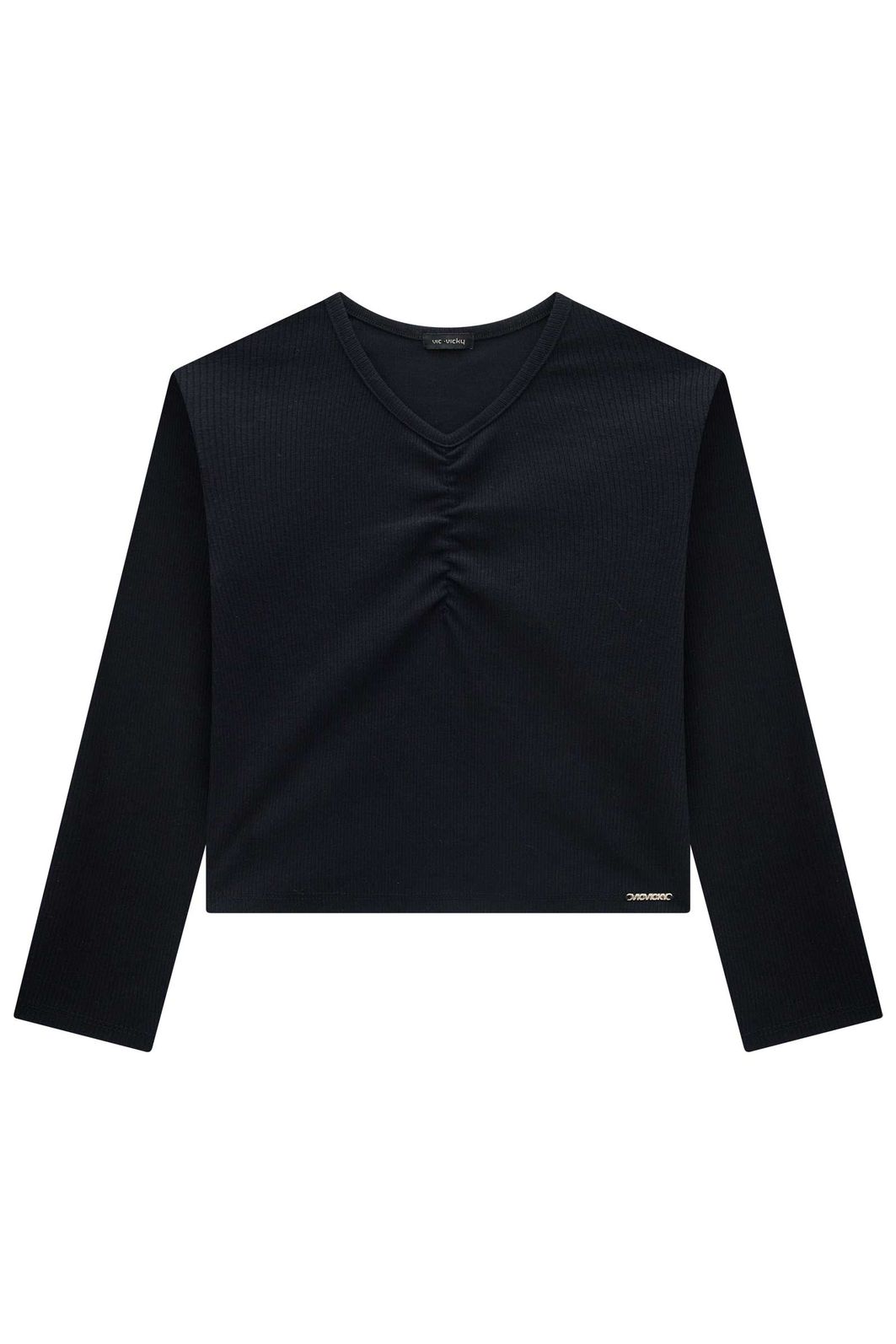 Blusa boxy em canelado liz 90159 Vic Teen Menina Blusa boxy em canelado liz 90159 Vic Teen Menina