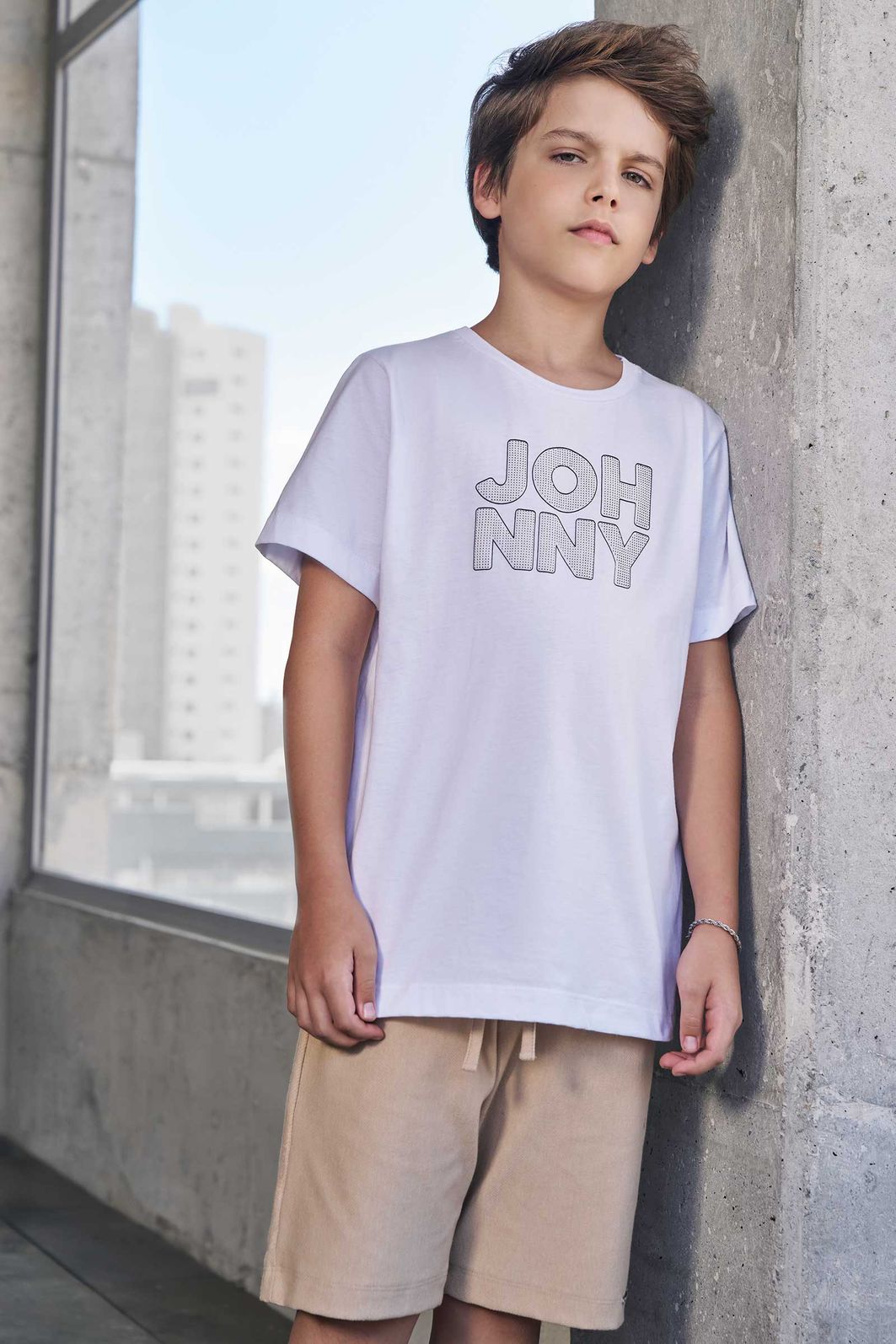 Camiseta em meia malha 97855 Johnny Fox Teen Menino Camiseta em meia malha 97855 Johnny Fox Teen Menino