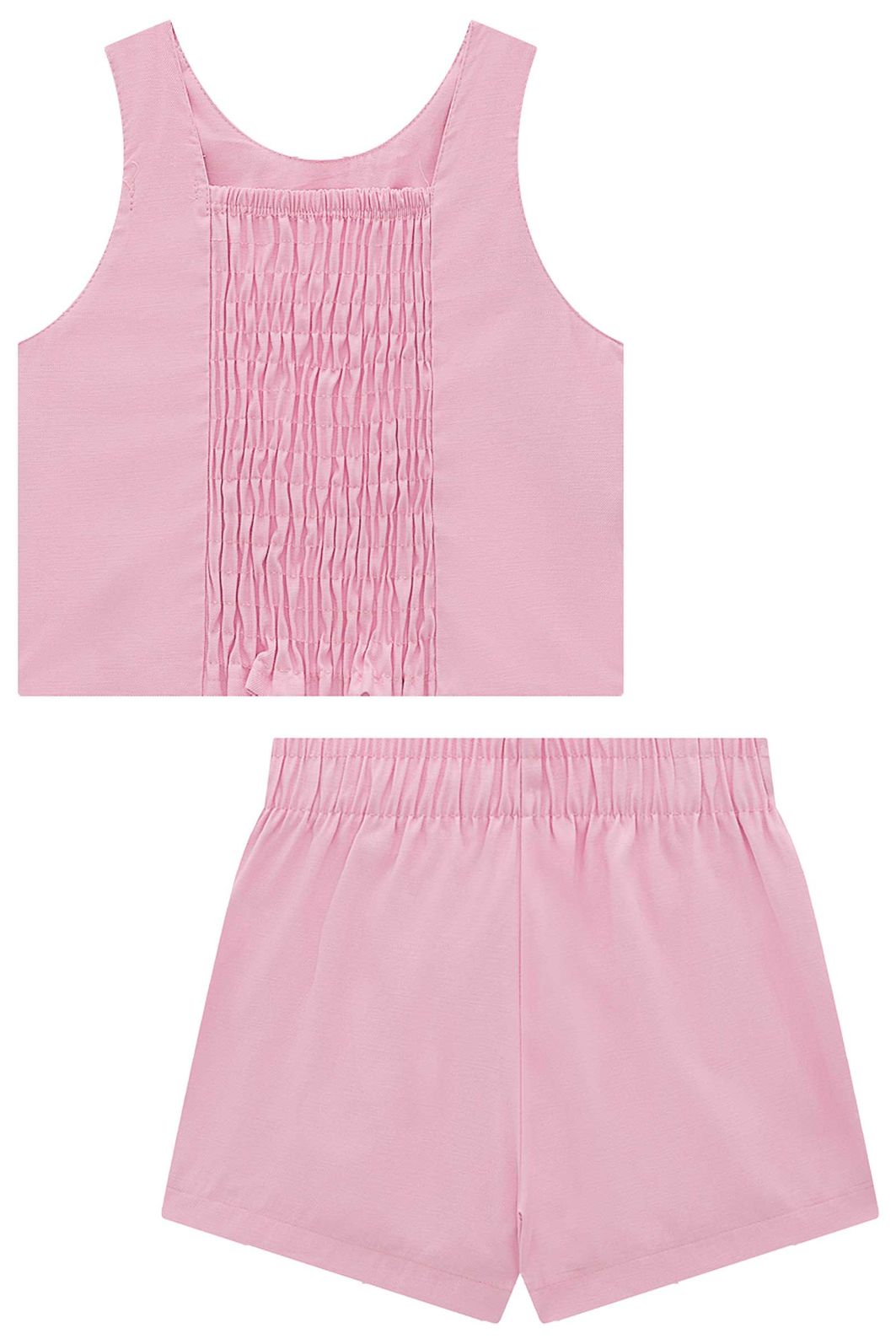 Conjunto de blusa e short saia em alfaiataria 97195 Infanti Infantil Menina
