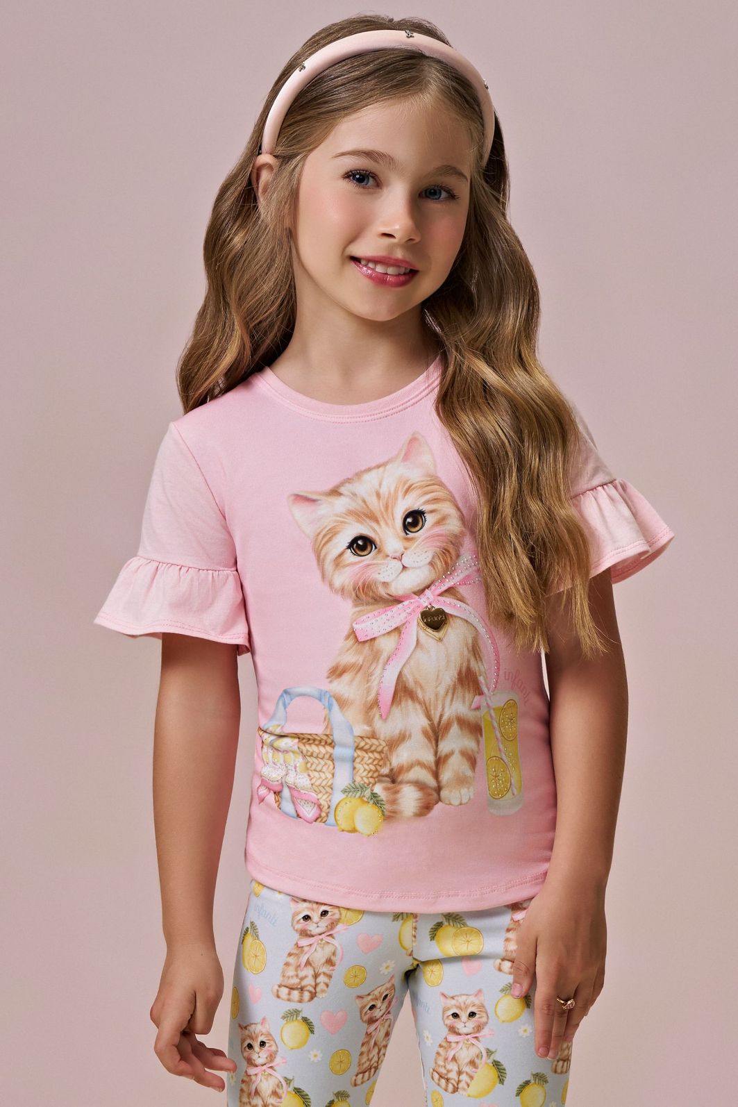 Blusa em meia malha 95757 Infanti Infantil Menina Blusa em meia malha 95757 Infanti Infantil Menina