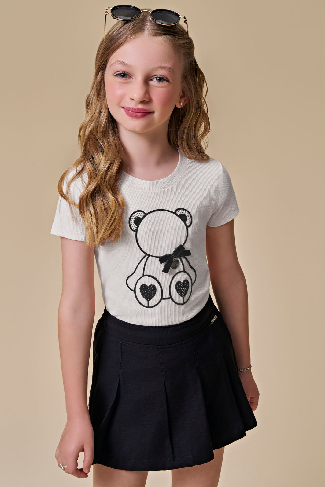 Blusa em canelado liz 97050 Infanti Infantil Menina Blusa em canelado liz 97050 Infanti Infantil Menina