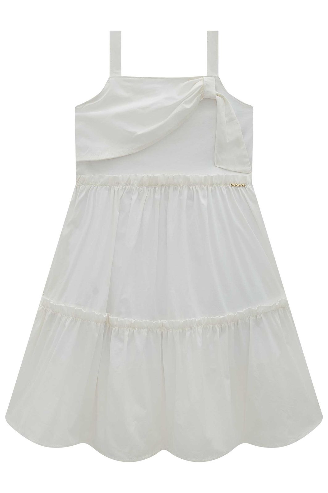 Vestido em tricoline com elastano 95364 Vic Teen Menina Vestido em tricoline com elastano 95364 Vic Teen Menina