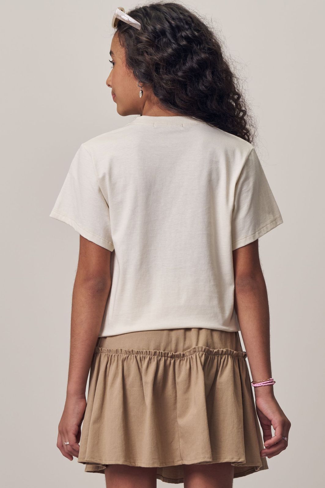 Camiseta over em meia malha 97930 Lilimoon Teen Menina Camiseta over em meia malha 97930 Lilimoon Teen Menina