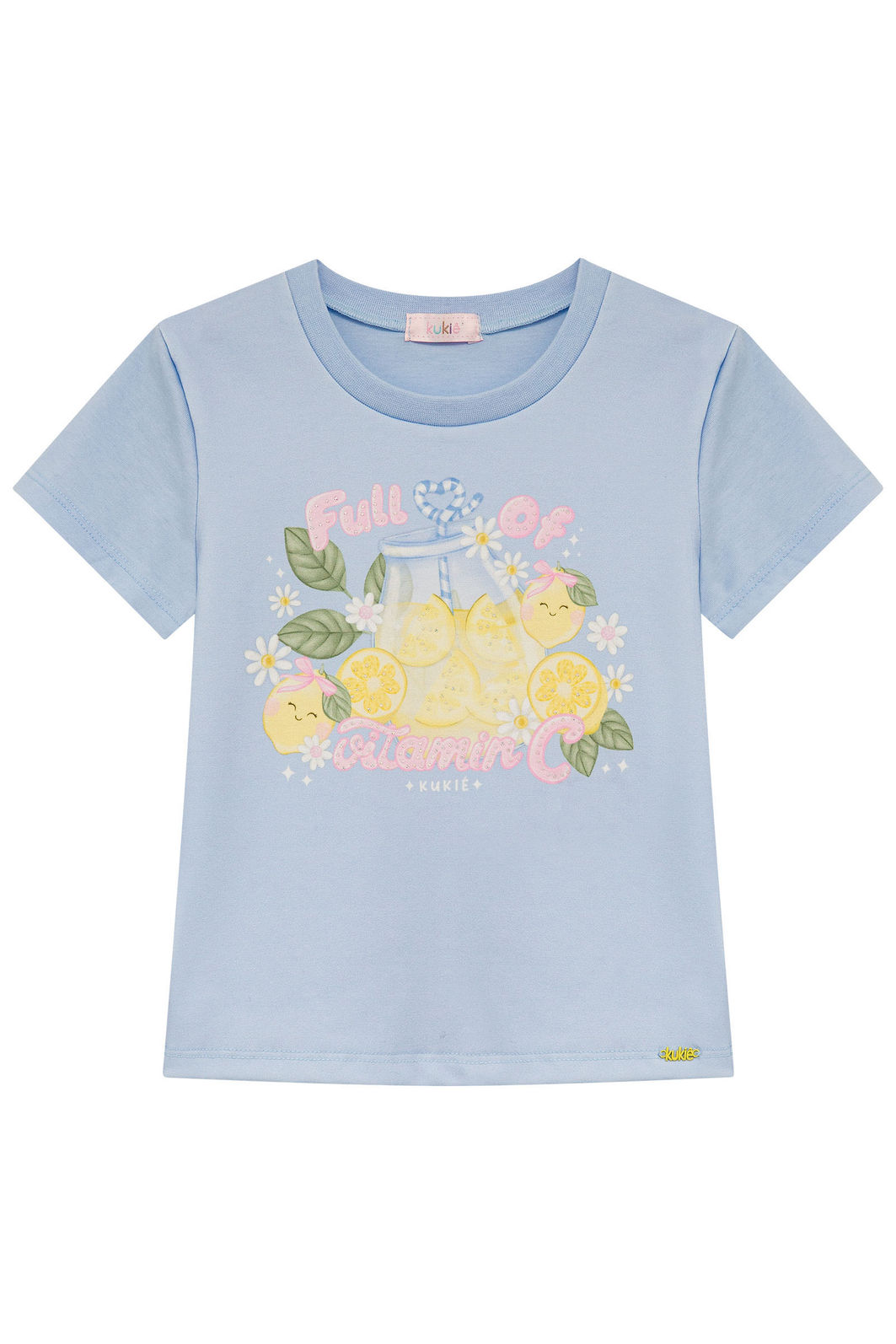 Blusa em meia malha 95572 Kukiê Infantil Menina Blusa em meia malha 95572 Kukiê Infantil Menina