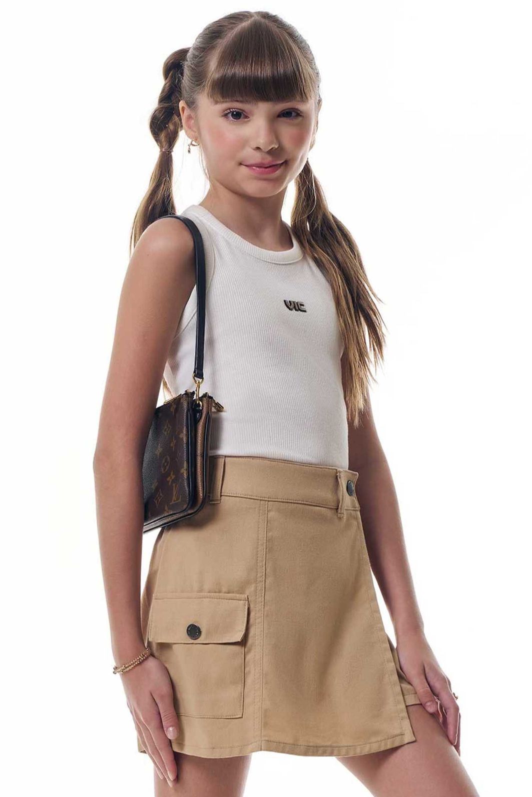 Regata em canelado liz 95191 Vic Teen Menina
