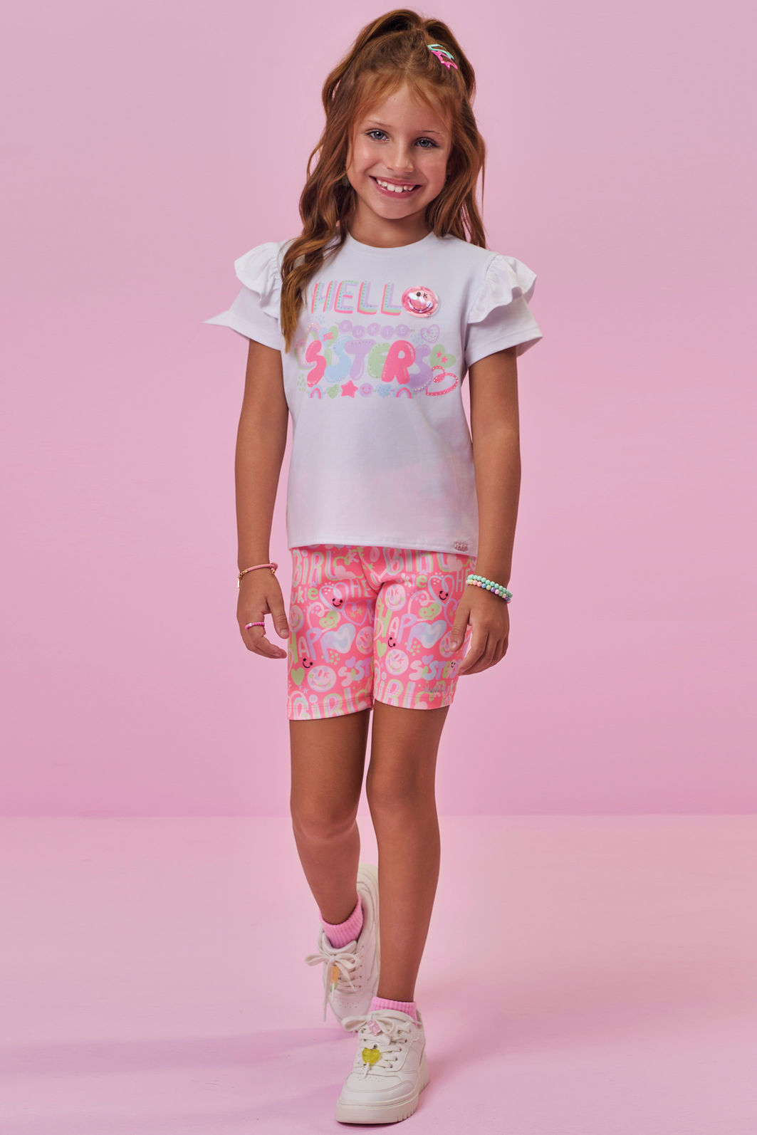 Blusa em meia malha 98038 Kukiê Infantil Menina Blusa em meia malha 98038 Kukiê Infantil Menina