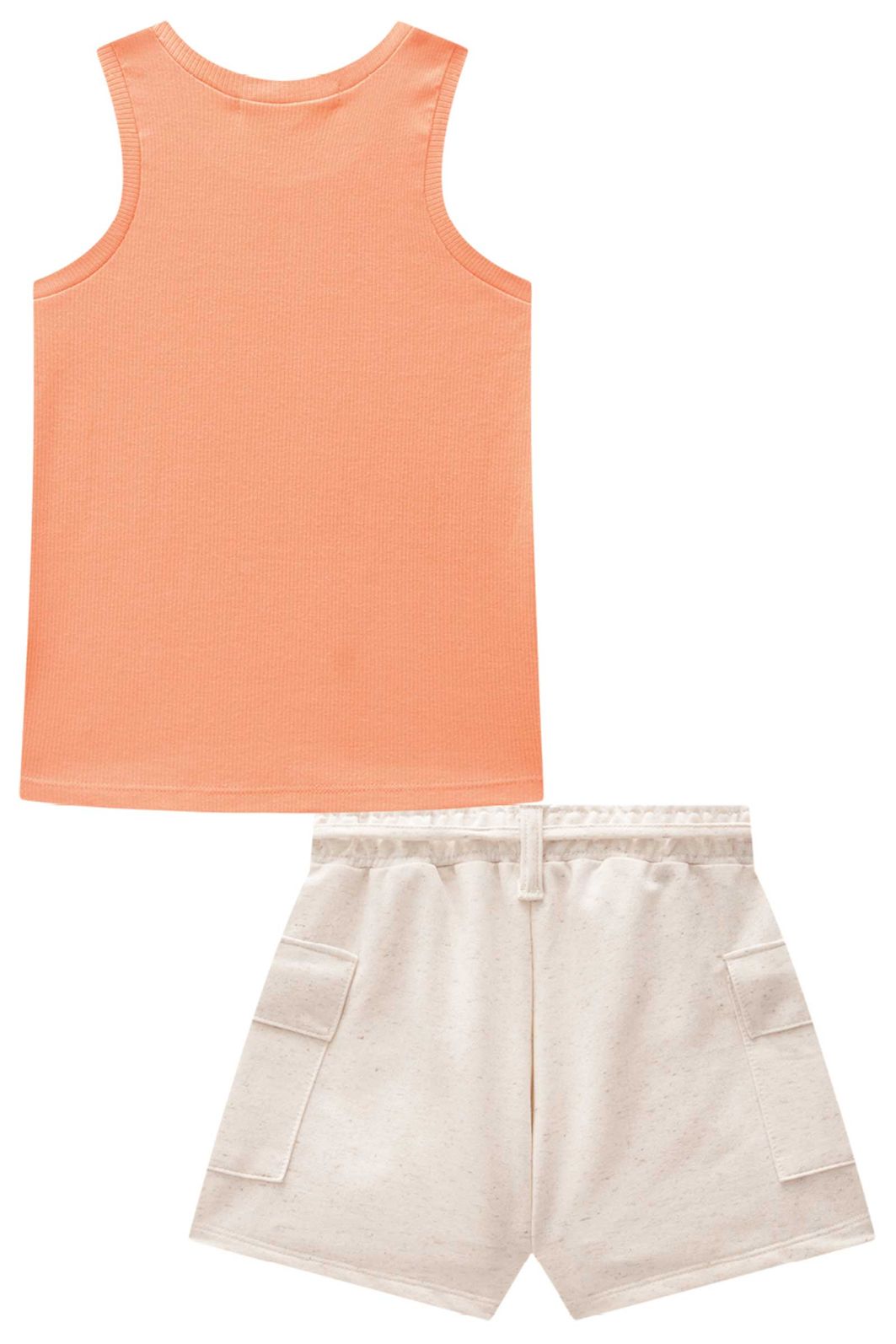Conjunto de regata em canelado liz e shorts em moletom sem pelúcia 98616 Lilimoon Teen Menina Conjunto de regata em canelado liz e shorts em moletom sem pelúcia 98616 Lilimoon Teen Menina