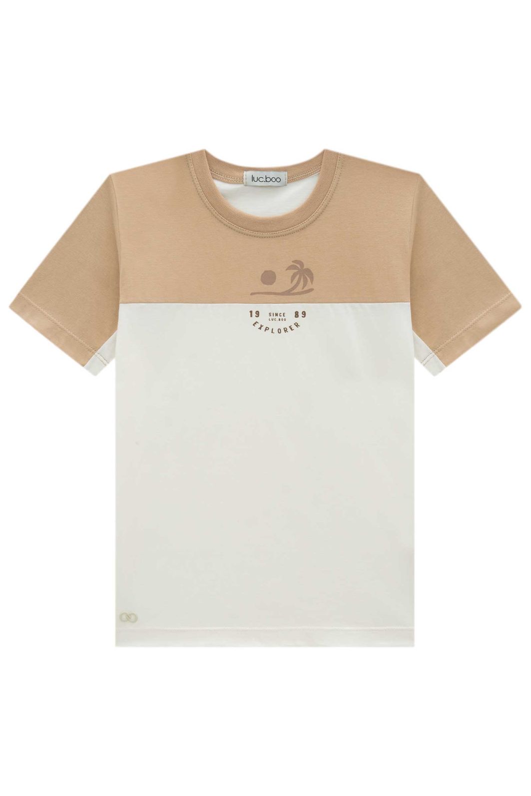 Camiseta em meia malha 95669 LucBoo Infantil Menino Camiseta em meia malha 95669 LucBoo Infantil Menino