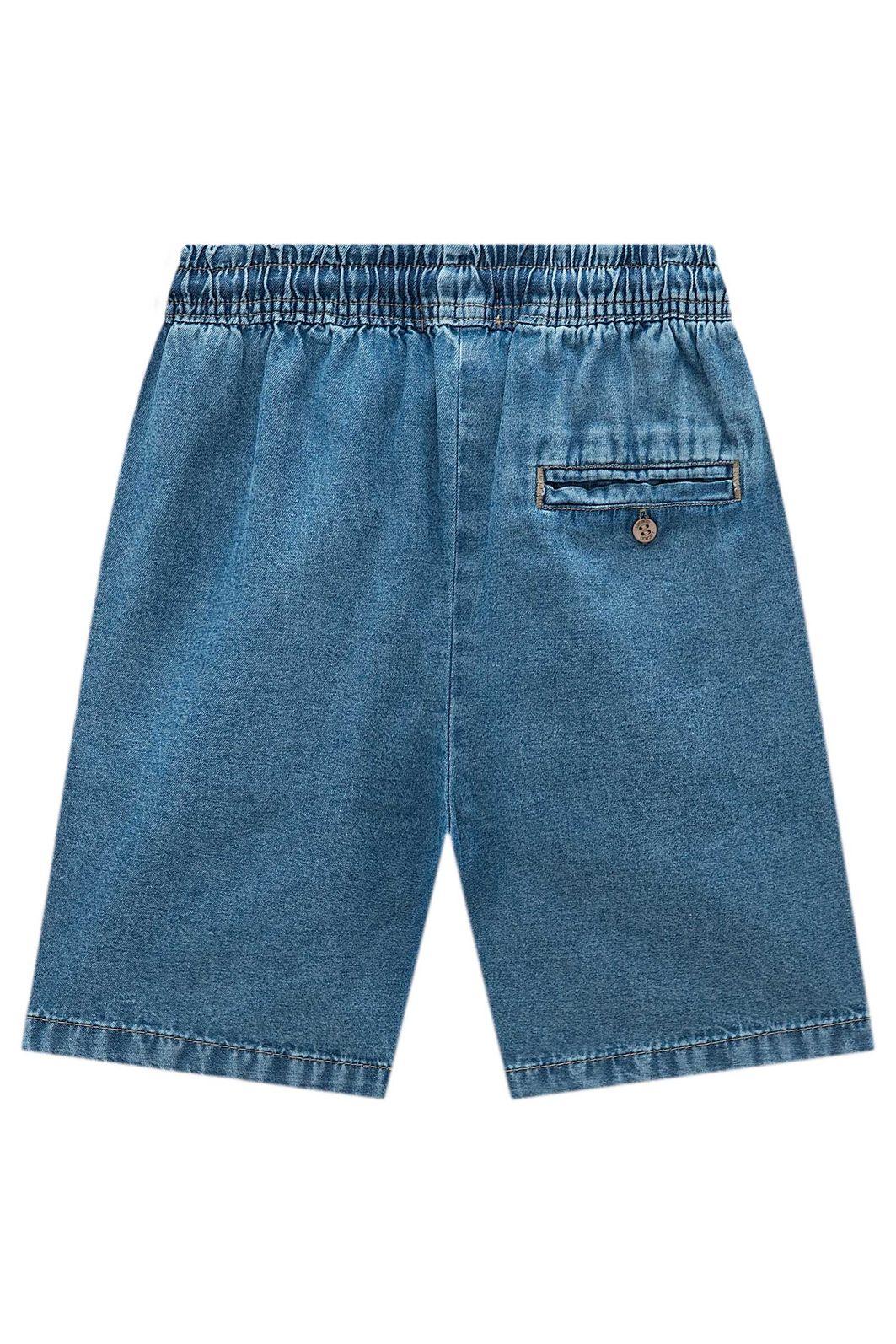Bermuda em jeans teca 99333 LucBoo Infantil Menino Bermuda em jeans teca 99333 LucBoo Infantil Menino