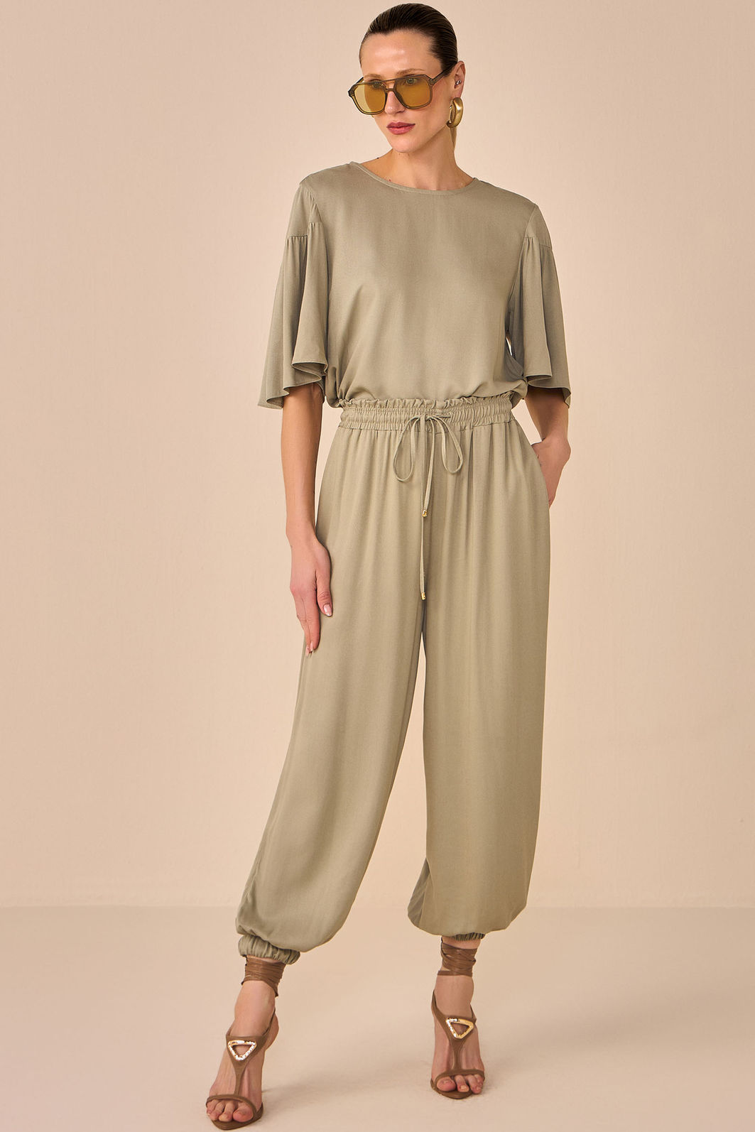 Calça oásis em blend de viscose 96198 Linzzi Calça oásis em blend de viscose 96198 Linzzi