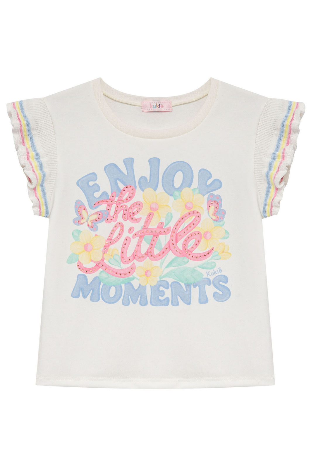 Blusa em meia malha 95995 Kukiê Infantil Menina Blusa em meia malha 95995 Kukiê Infantil Menina