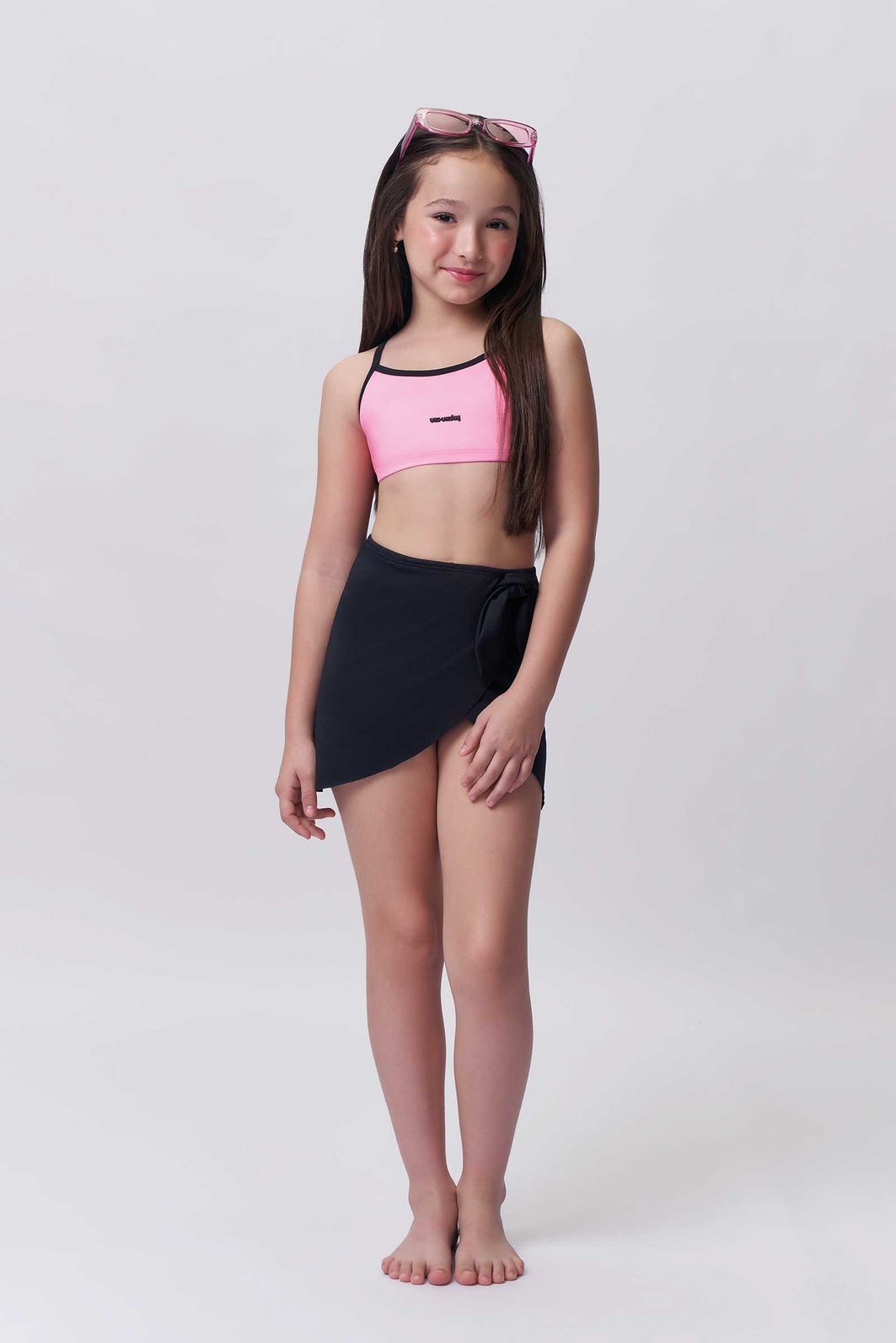 Trio de biquíni e saída de praia em malha UV50 92965 Vic Teen Menina Trio de biquíni e saída de praia em malha UV50 92965 Vic Teen Menina