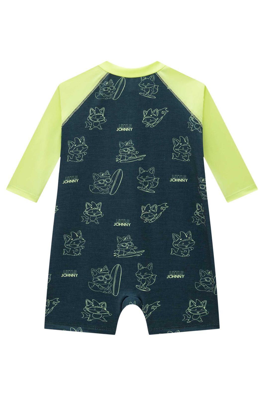 Macacão em malha uv dry com proteção UV50+ 99551 Johnny Fox Bebê Menino Macacão em malha uv dry com proteção UV50+ 99551 Johnny Fox Bebê Menino