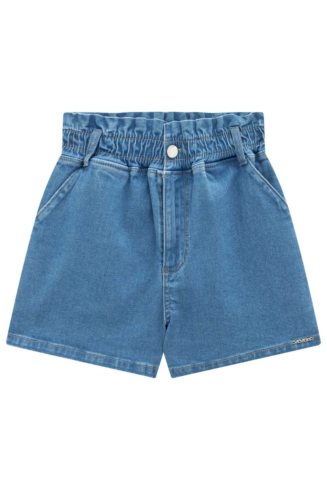 Shorts em jeans com elastano 94991 Vic Teen Menina