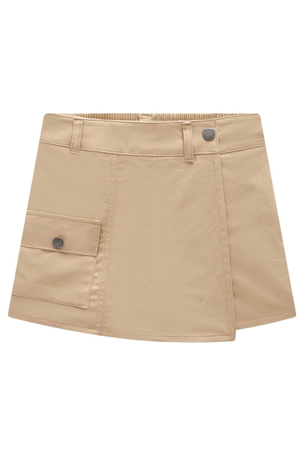 Short saia em sarja com elastano 95592 Vic Teen Menina Short saia em sarja com elastano 95592 Vic Teen Menina