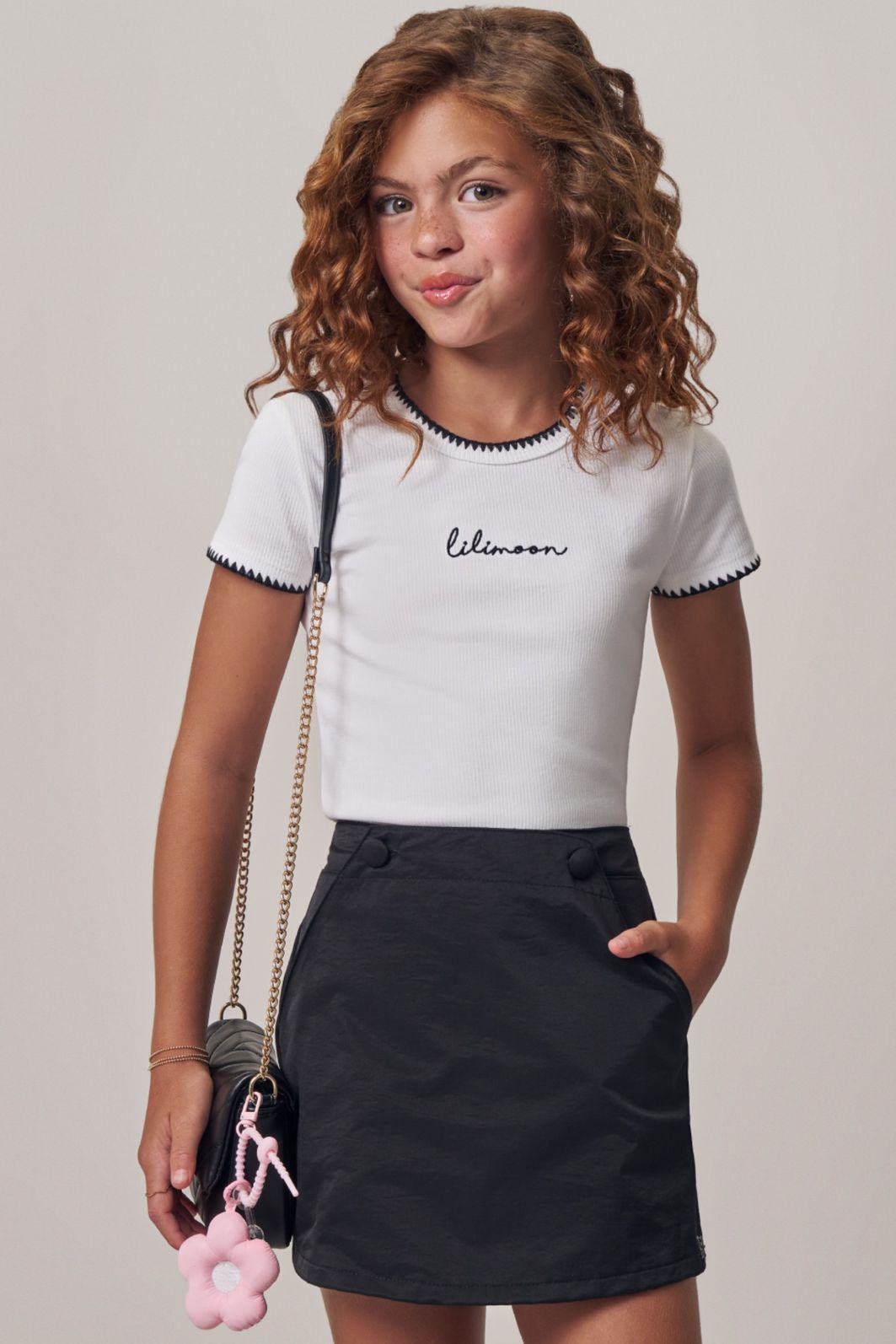 Blusa em canelado liz 97979 Lilimoon Teen Menina Blusa em canelado liz 97979 Lilimoon Teen Menina