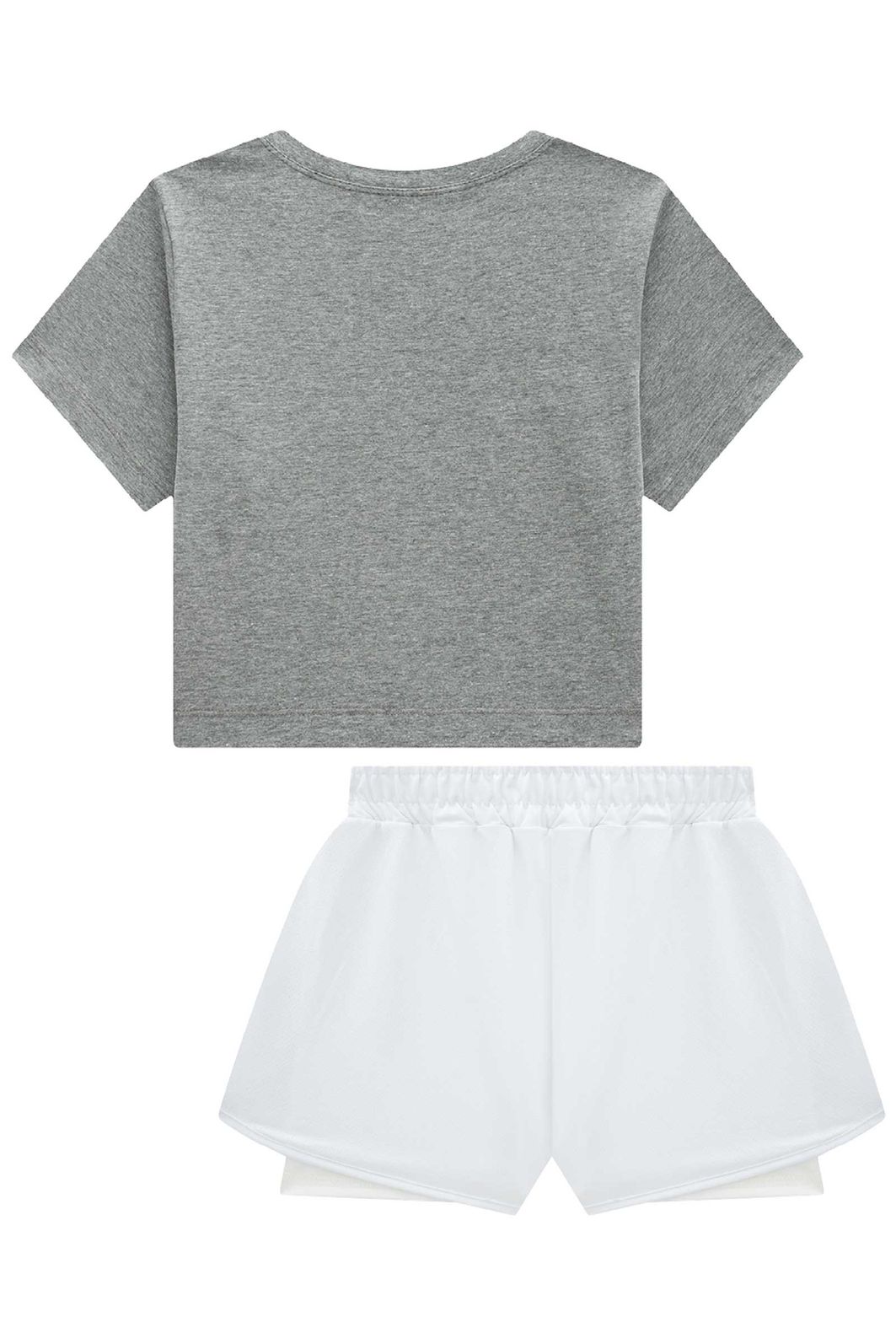 Conjunto de blusa em meia malha e shorts em malha yuki 96486 Lilimoon Teen Menina Conjunto de blusa em meia malha e shorts em malha yuki 96486 Lilimoon Teen Menina