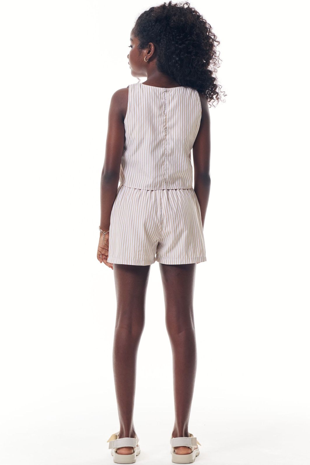 Conjunto de blusa e shorts em alfaiataria verano 92592 Lilimoon Teen Menina Conjunto de blusa e shorts em alfaiataria verano 92592 Lilimoon Teen Menina