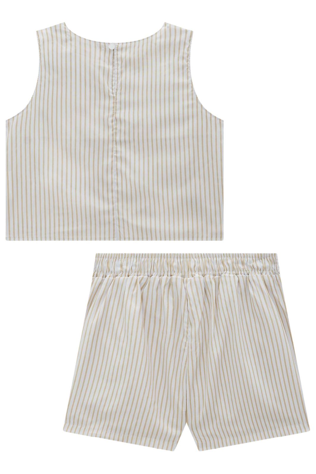 Conjunto de blusa e shorts em alfaiataria verano 92592 Lilimoon Teen Menina Conjunto de blusa e shorts em alfaiataria verano 92592 Lilimoon Teen Menina