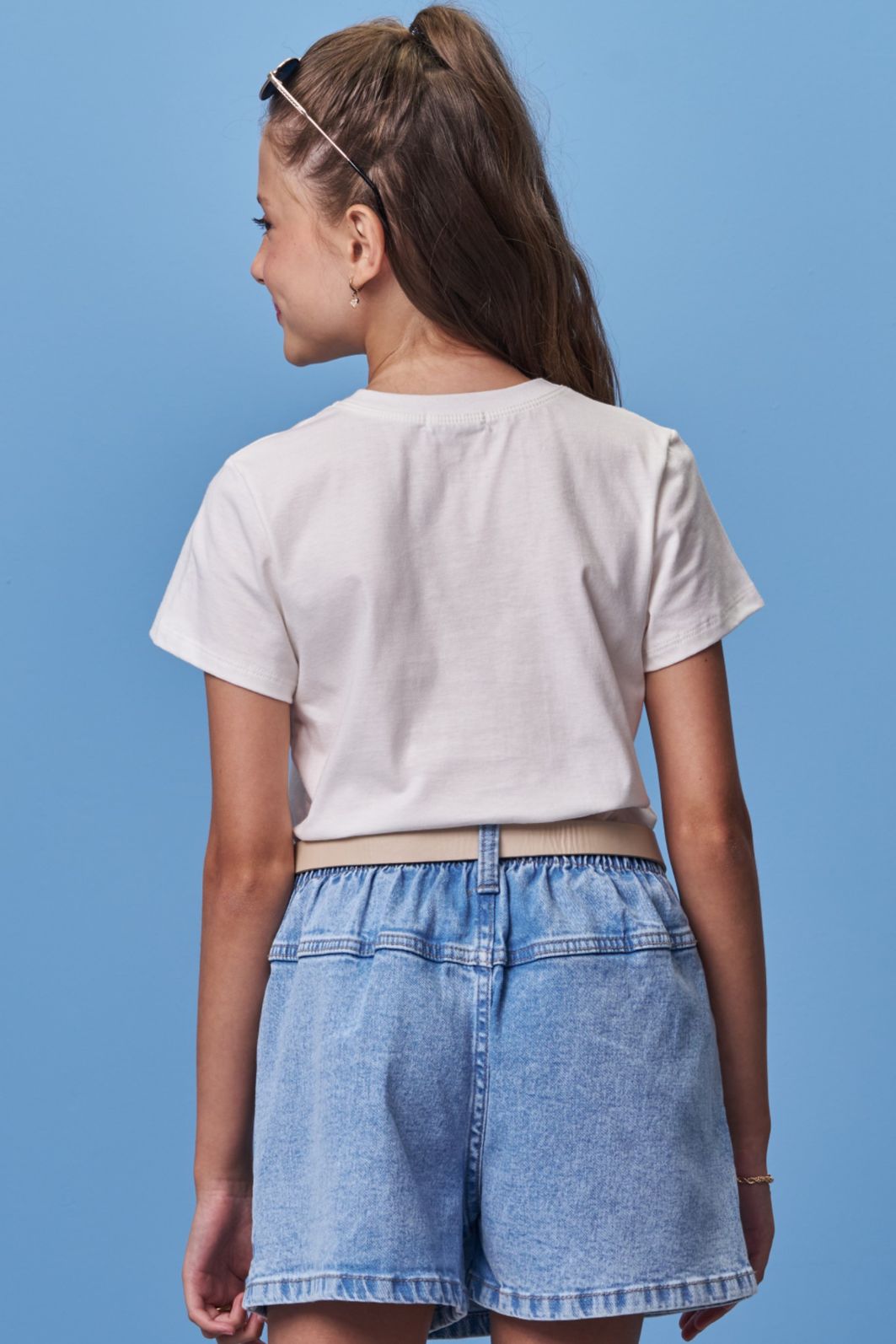 Blusa em meia malha 99095 Vic Teen Menina Blusa em meia malha 99095 Vic Teen Menina