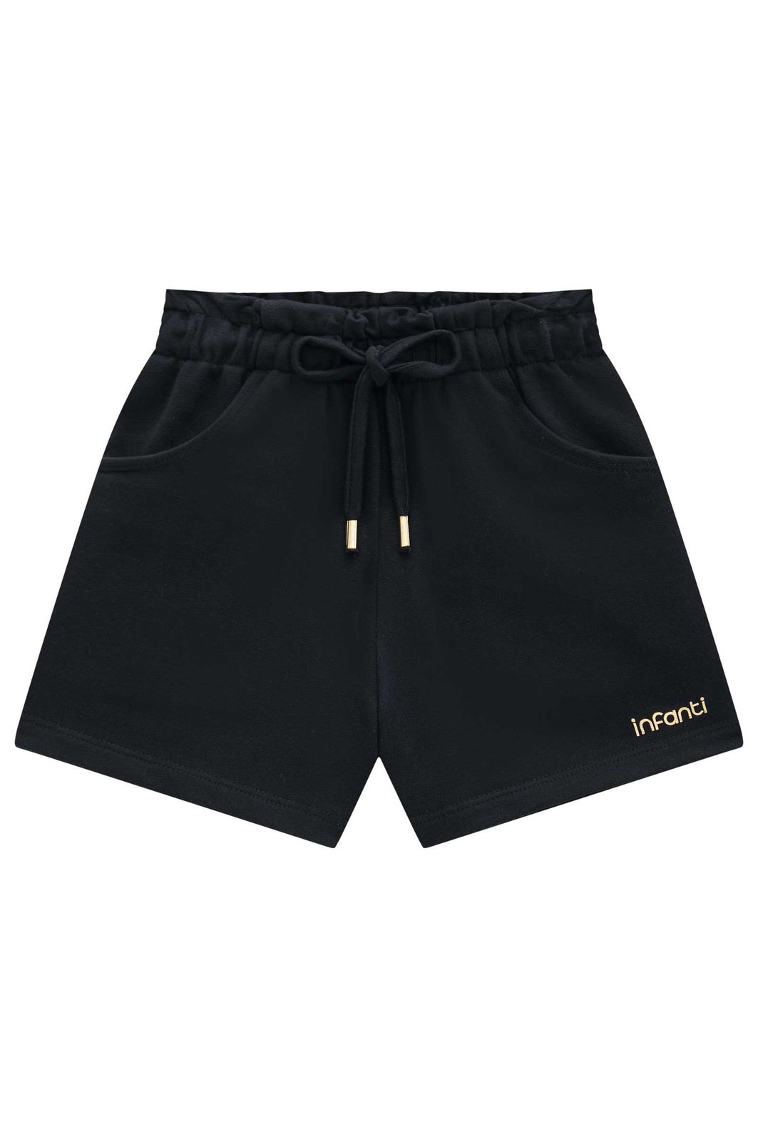 Shorts em moletom sem pelúcia 94376 Infanti Infantil Menina Shorts em moletom sem pelúcia 94376 Infanti Infantil Menina