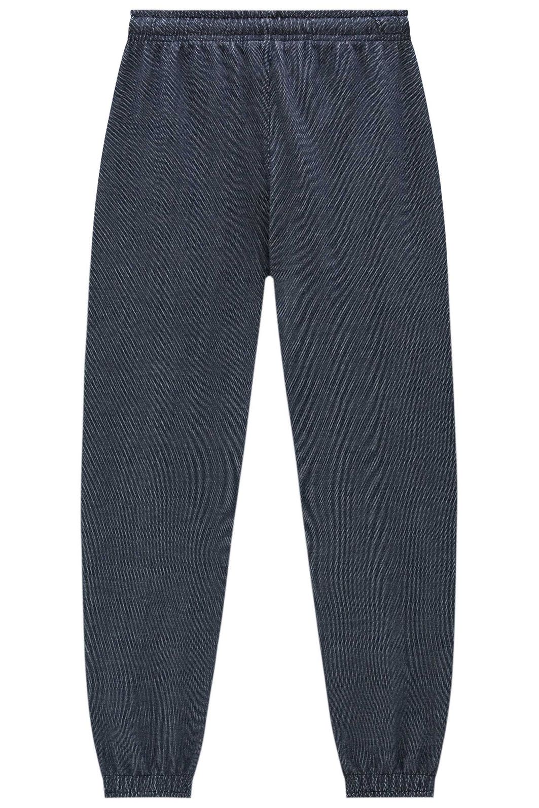 Calça jogger em malha denim com elastano 92661 Johnny Fox Teen Menino Calça jogger em malha denim com elastano 92661 Johnny Fox Teen Menino