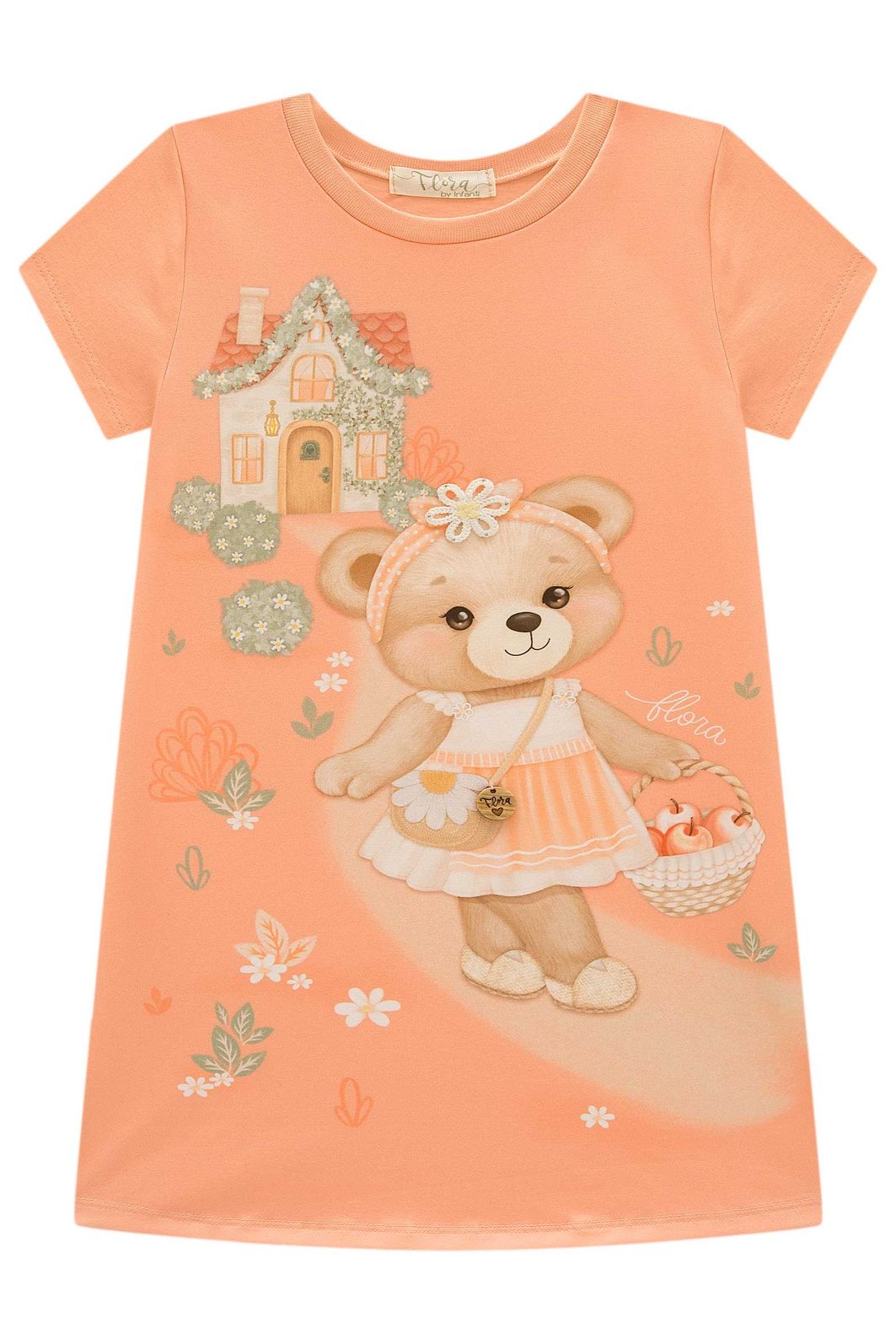 Vestido em meia malha 98144 Infanti Infantil Menina Vestido em meia malha 98144 Infanti Infantil Menina