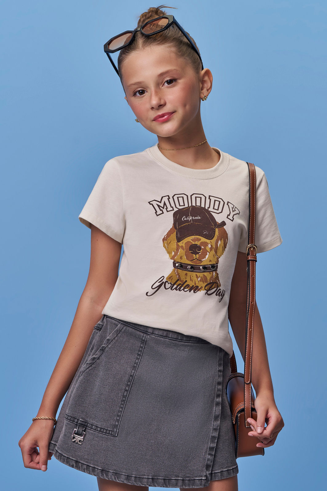 Blusa em meia malha 98489 Vic Teen Menina Blusa em meia malha 98489 Vic Teen Menina