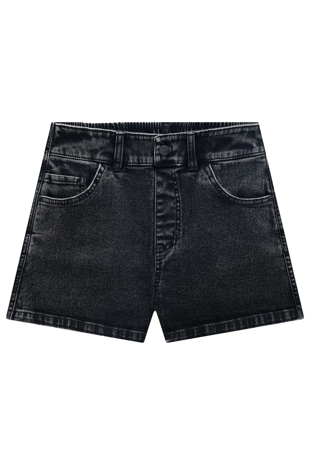 Shorts em jeans com elastano 92699 Lilimoon Teen Menina