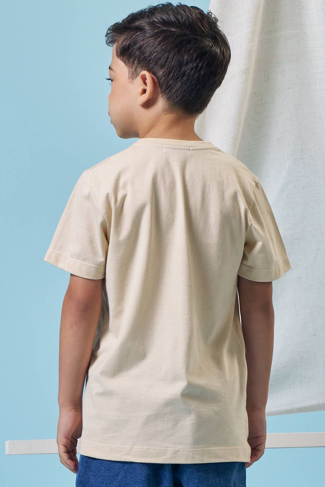 Camiseta em meia malha 95399 LucBoo Infantil Menino Camiseta em meia malha 95399 LucBoo Infantil Menino