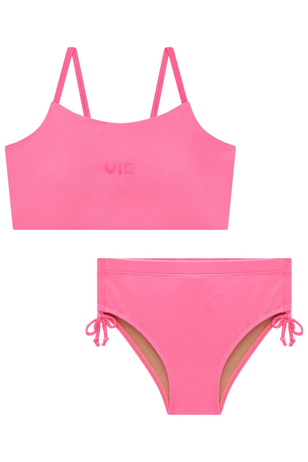 Conjunto de biquíni em malha poliamida UV50 99219 Vic Teen Menina Conjunto de biquíni em malha poliamida UV50 99219 Vic Teen Menina